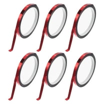 Unique Bargains Pinstripe Tape 164.04ft x 0.2" Car Stripes Pinstripe Decals for Car, Motorcycle and Boat, Racing Stripes DIY Stickers Mirror Red 6 Pcs