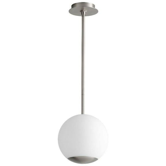 10 inch 11W 1 Led Pendant-Satin Nickel Finish Bailey Street Home 766-Bel-4236180