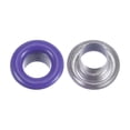 thumbnail image 4 of Unique Bargains 100PCS Grommets Eyelets 1/6 Inch (4mm) ID Hole Metal Self Backing Eyelet with Washers for Leather Purple, 4 of 7