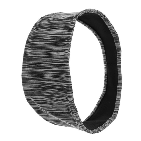 Unique Bargains 1 Pcs Stretchy Nonslip Sweat Wicking Yoga Headband Sweatband for Men Women Gray