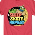 thumbnail image 3 of Disney - Toy Story - Eat Sleep Skate Repete - Toddler & Youth Short Sleeve Graphic T-Shirt, 3 of 5