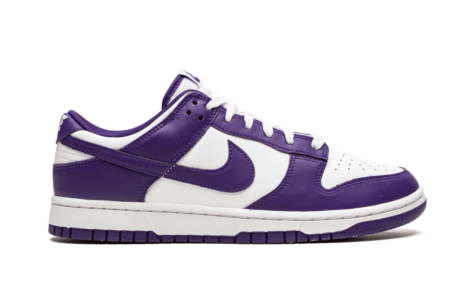 NIKE MENS Dunk Low "Court Purple" DD1391 104 from Stadium Goods