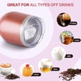 thumbnail image 4 of Initial Tumbler, Monogrammed Gifts for Women, 12oz Stainless Steel Monogram Tumbler Wine Coffee Mug with Lid for Birthday Gifts, Personalized Drinking Cup for Family Friend Sister.(Rose Gold/J), 4 of 6