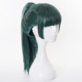 thumbnail image 2 of Peluca Aadesso Zenin Maki 50 cm con coleta desmontable verde, 2 of 3
