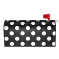 thumbnail image 2 of Haiem Black and White Polka Dot Mailbox Covers Magnetic ,Mailbox Wraps Post Letter Box Cover for Holiday Garden Yard Decor-21x18 in, 2 of 9