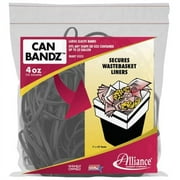 Alliance Rubber Company Inc. Can Bands 7-Inchx.12-Inch 50 Bands Black 07810, Black, 50-Count