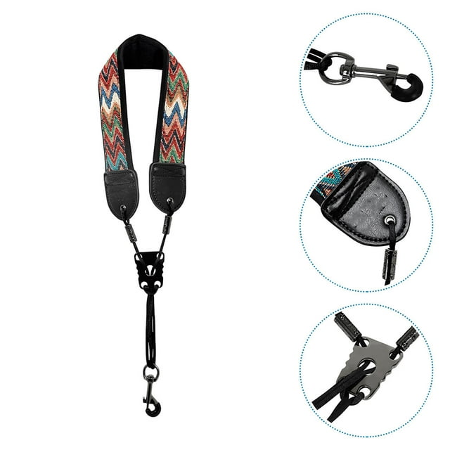 ELAYARD Portable and Comfortable Saxophone Strap for Alto Saxophone Multipurpose for Carrying and Storage