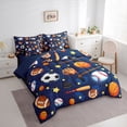 thumbnail image 4 of Homewish Cartoon Ball Print Twin Bedding Sets 7-Piece for Kid, Football Baseball Basketball Bedding Comforter Set, Sports Theme Reversible Sheet Sets, Lightweight Room Decor, 4 of 8