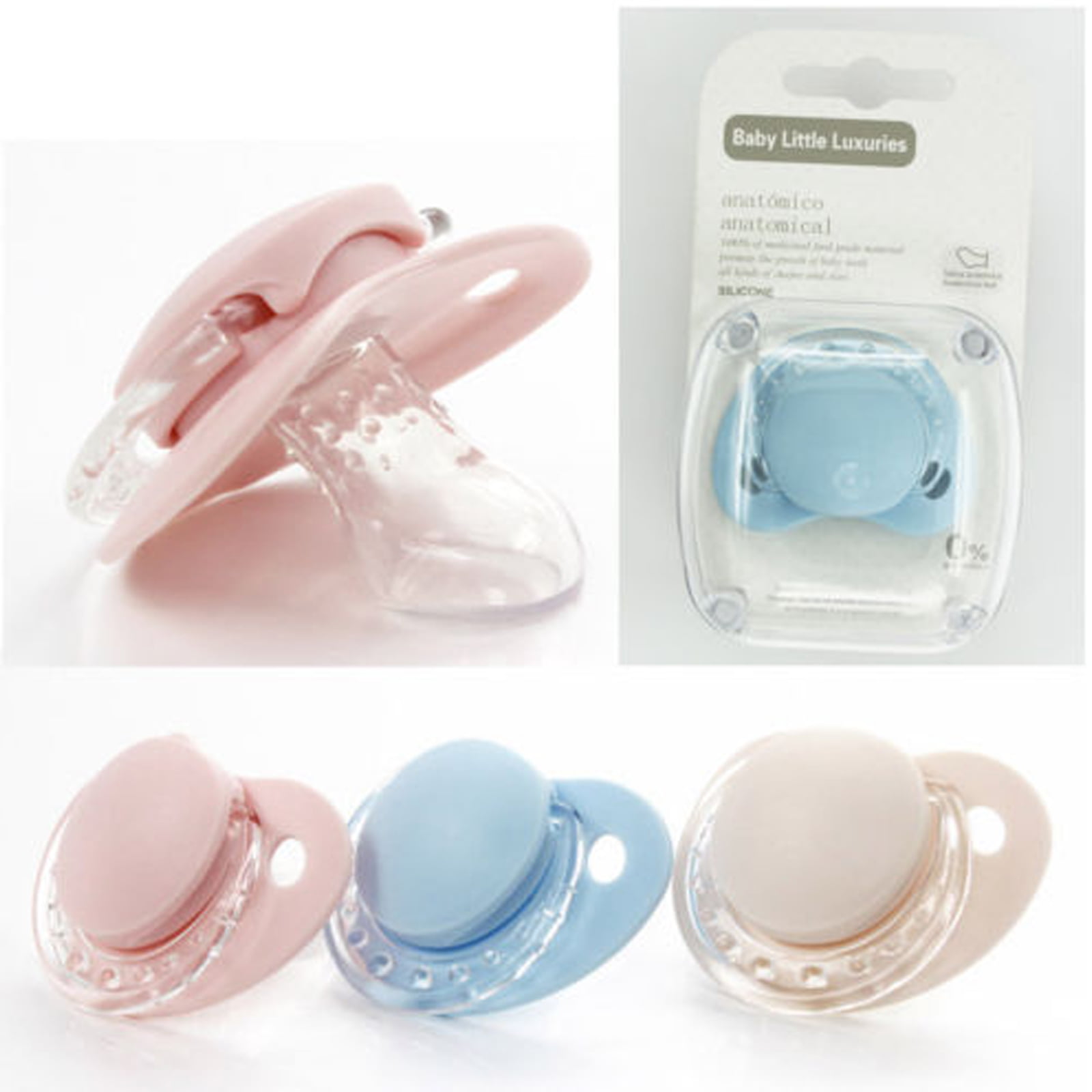 Newborn Infant Baby Orthodontic Dummy Silicone Teat Nipple Soothers Dummies SH 