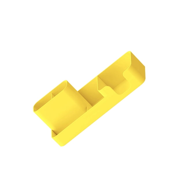 Yuarrent Soporte para bolígrafo de almacenamiento creativo, caja de papelería de escritorio, organizador de compartimentos, estuche de para Almacenamiento y organización del hogar Amarillo Yuarrent HA079822-03