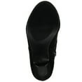 thumbnail image 6 of Journee Womens Leona Inside Zip Block Heel Booties, Widths Available, 6 of 10