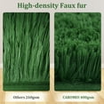 thumbnail image 5 of Fluffy Area Rug, Modern Abstract Fluffy Area Rug Indoor Soft Area Rug Faux Area Rug for Bedroom Living Room, Green, 9' x 12', 5 of 8