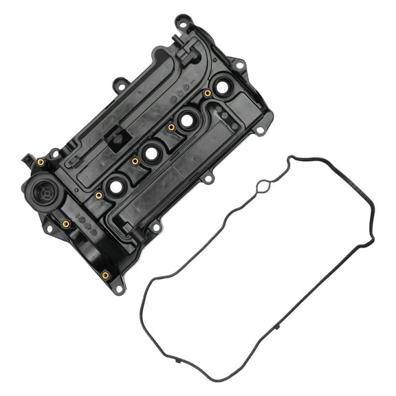 Unique Bargains Front Engine Valve Cover with Gasket No.123105AAA01 for Honda Accord 1.5L 2018-2024 Plastic Black 1 Set