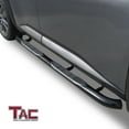 thumbnail image 2 of TAC Side Steps Compatible with 1999 1/2-2004 Nissan Pathfinder 3 inches Black Side Bars Nerf Bars Step Rails Running Boards Off Road Automotive Exterior Accessories (2 Pieces Running Boards), 2 of 6
