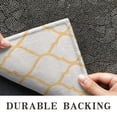 thumbnail image 6 of Yellow Geometric Quatrefoil Pattern Door Rugs,Washable Non Slip Door Mats Indoor,Decorative Door Mats,Entry Mat Indoor for Entrance,Bedroom,Kitchen,Bathroom,16"x24", 6 of 6