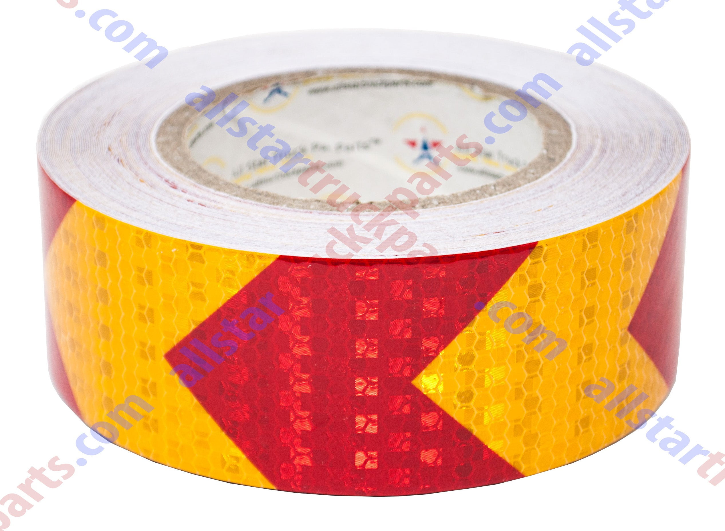 Yellow/Red Arrow Reflective Tape, 2" Hazard Warning Tape Waterproof