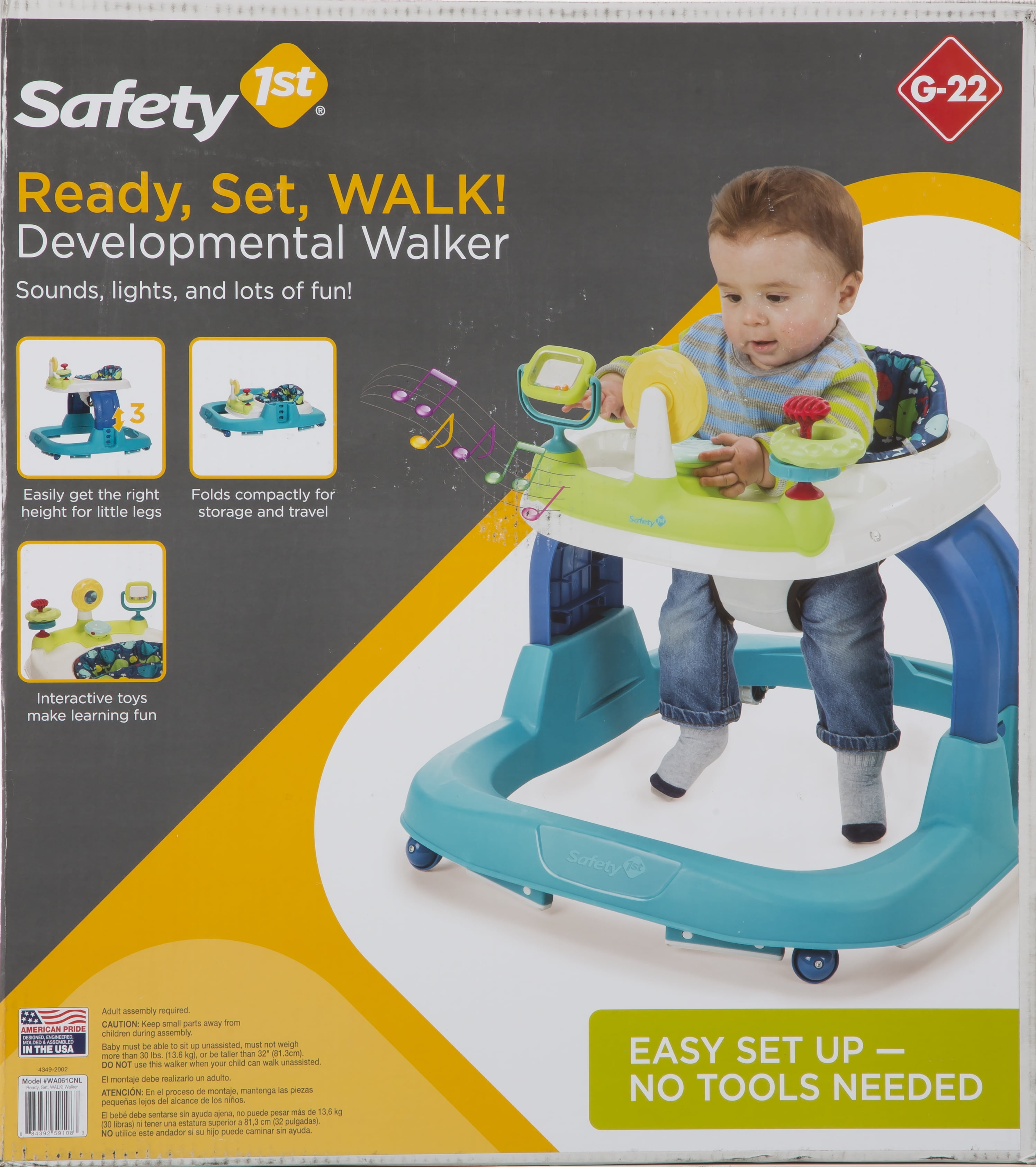 safety first ready set walker recall