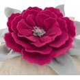 thumbnail image 5 of JWH 3D Contemporary Fuchsia Flowers Daily and Festival Decorative Pillow Covers for Gift Room Bedding Decor 18x18inch No Insert, 5 of 9