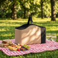 thumbnail image 4 of Insulated Cooler Lunch Tote Large Thermal Bag with Bottle Holders for Office Picnic Camping Outdoor Travel, 4 of 7