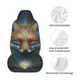 thumbnail image 4 of Honeii Vintage Pattern Fox Print Car Seat Cover,Car Interior Covers,Universal Fit Seat Protector, Compatible with Most Cars, SUVs, Trucks, and Vans, 4 of 5