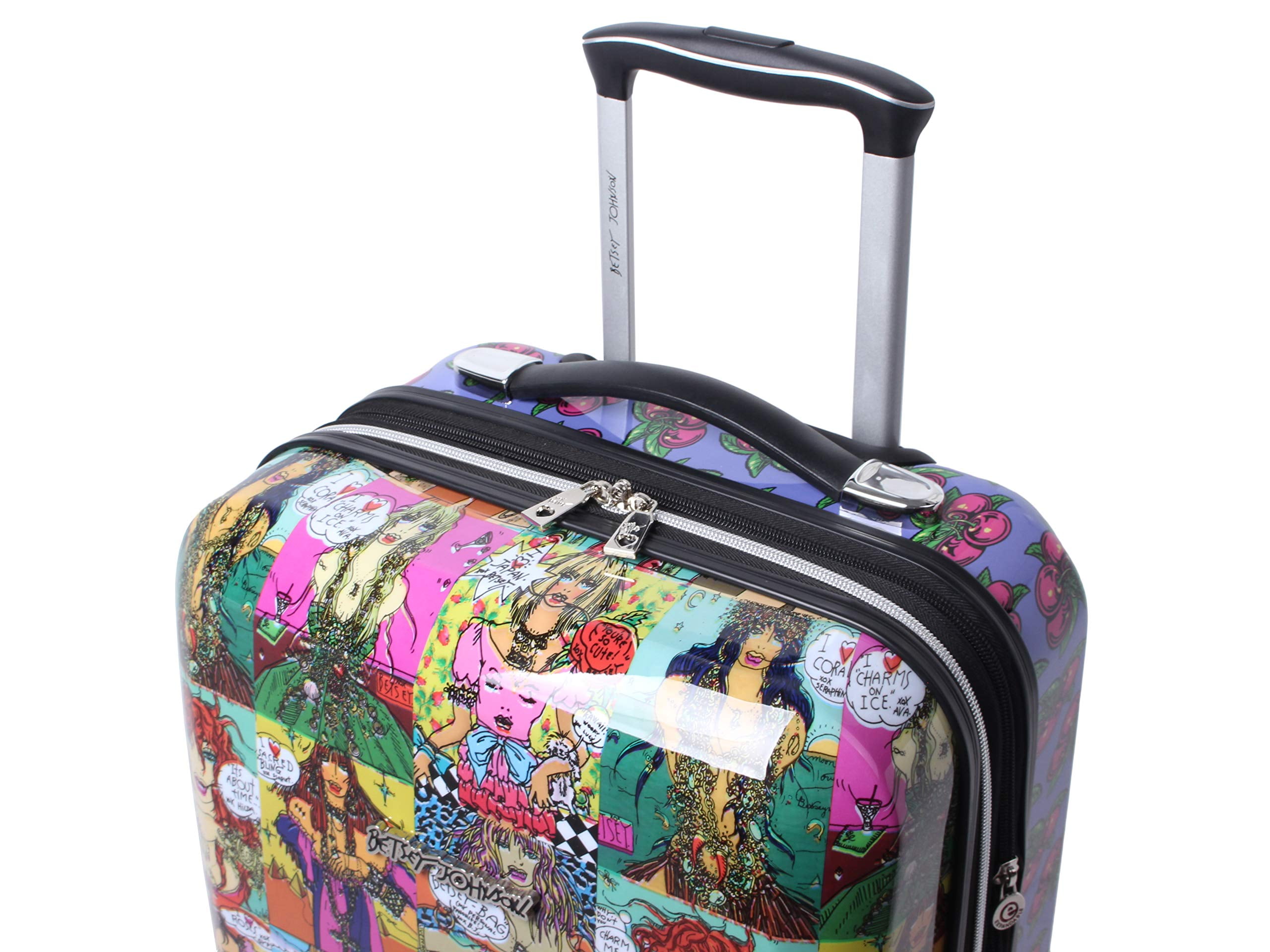 ケース付きcrystal Tones社　８Ｃ#➕50 Betsey Johnson 26 Inch Checked Luggage Collection - Expandable