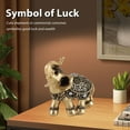 thumbnail image 6 of Gold Elephant Statue, Feng Shui Decor For Home, Symbolizing  Fortune  Prosperity, 6 of 6