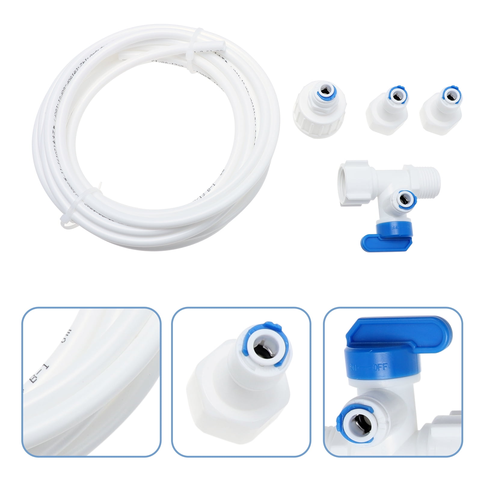 PINXOR 1 Set Ice Maker Water Pipe Water Line Connector Kit Useful Ice Maker Installation Kit, Size: 6.20