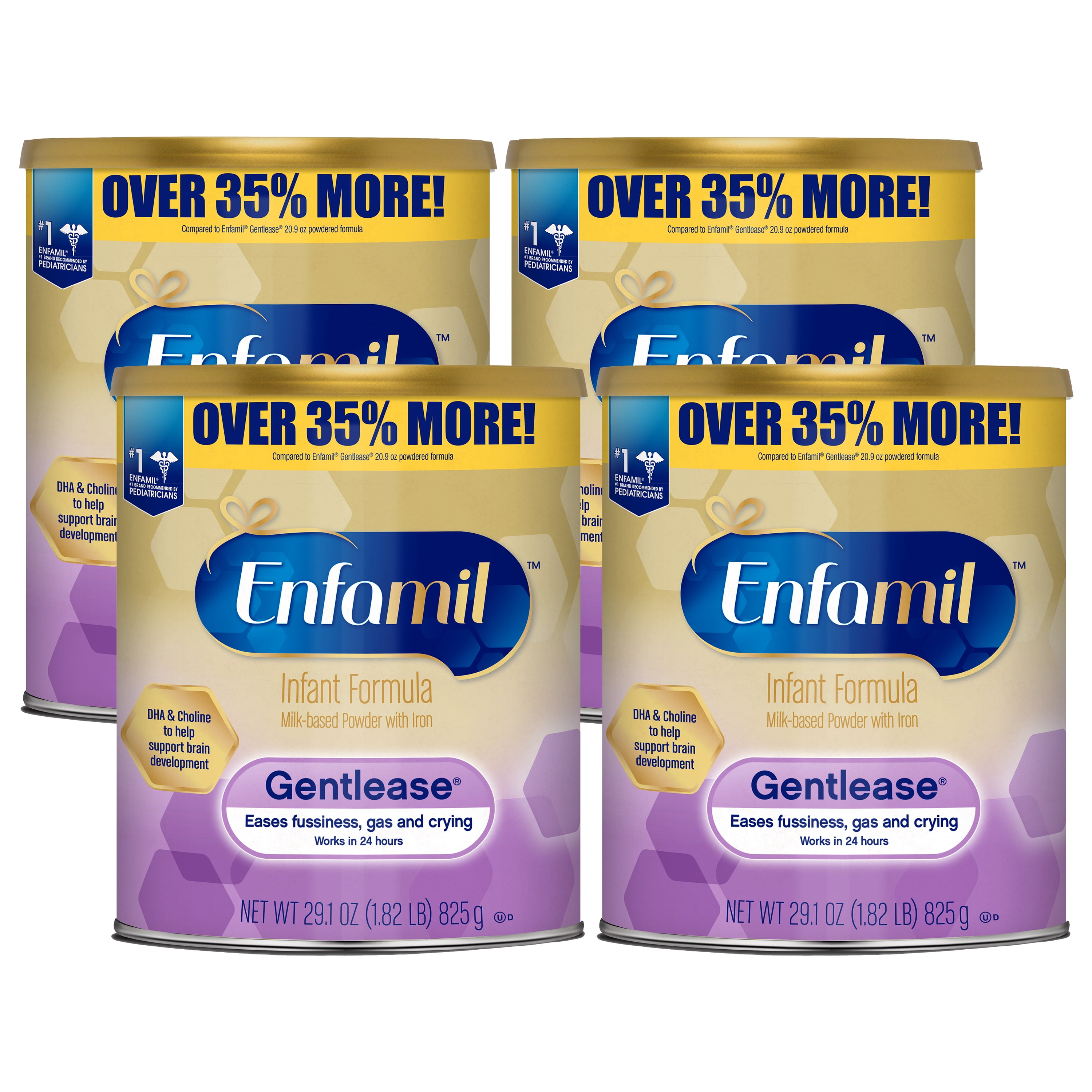 Enfamil Gentlease Infant Formula for Fussiness, Gas, and