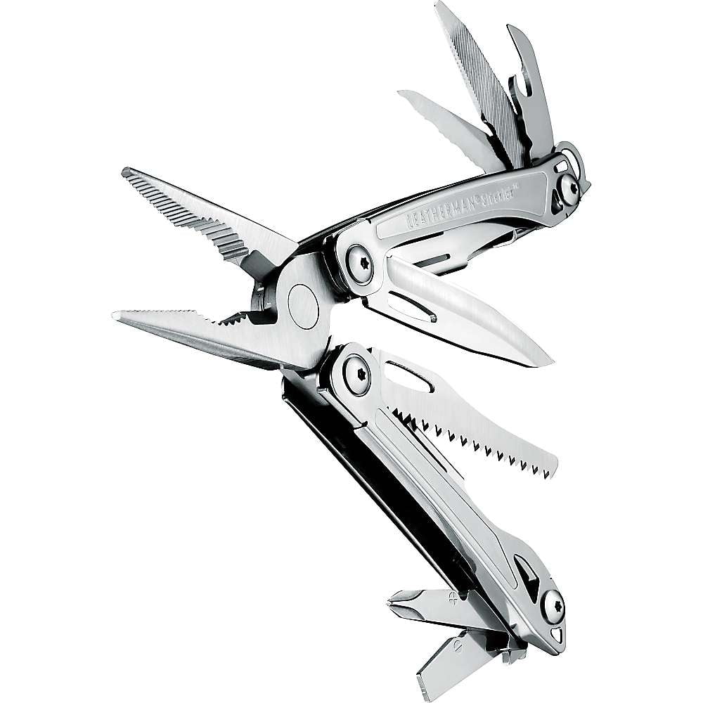 LEATHERMAN, Sidekick Pocket Size Multitool with Spring-Action Pliers and Saw, Stainless Steel with Nylon Sheath