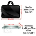 thumbnail image 2 of LSS 14-14.9 inch Laptop Sleeve Bag Compatible with Acer, Asus, Dell, HP, Sony, MacBook and More, Carrying Case Pouch w/ Handle - Twilight Gray Black, 2 of 3