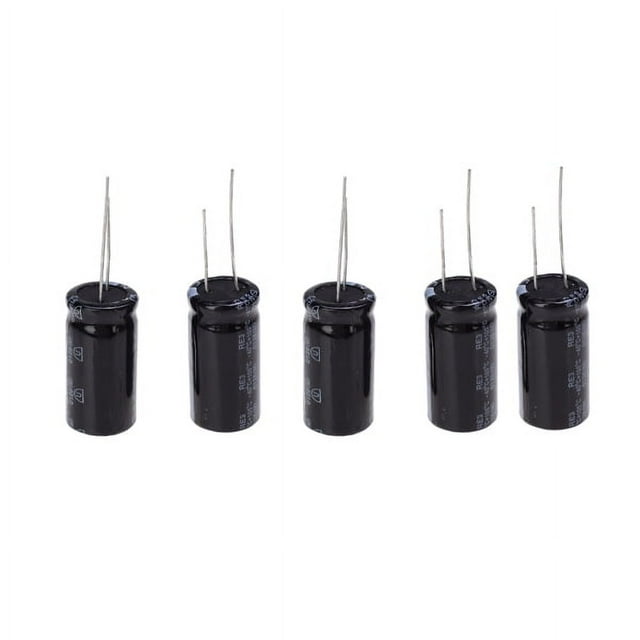 5 Condensadores Electrolíticos De Aluminio De Plomo Radial De 50 V 4700 UF.