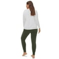 thumbnail image 2 of Ellos Plus Size Cotton Spandex Jogger Pull On Pants, 2 of 2