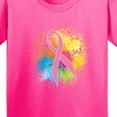 thumbnail image 4 of Inktastic Breast Cancer Awareness Ribbon Art Youth T-Shirt, 4 of 5
