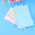 thumbnail image 2 of 4 Pcs Paper Loose-leaf Classified Colorful Notebook Paper Loose-leaf Paper Notebook Paper Hole Loose-leaf Paper lined Paper for Notebook Ring Binders, 2 of 6