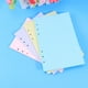 thumbnail image 4 of Carpeta de papel de hojas sueltas de colores, cuaderno con agujeros, etiquetas clasificadas con índice A5, divisores de papel (seis agujeros de Color aleatorio), 4 Uds., 4 of 5