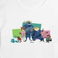 thumbnail image 3 of Zootopia 2 - Nick, Judy, And Friends - Juniors Cropped Short Sleeve Graphic T-Shirt, 3 of 5