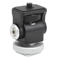 thumbnail image 2 of Camera Tripod Ball Head, Universal 1/4In Screw And 1/4In Screw Hole 360°Panoramic Ball Head Aluminium Alloy  For Fill Light For Monitor Microphone, 2 of 8