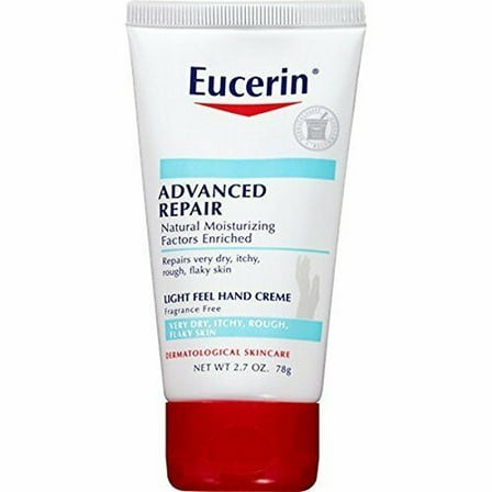 Eucerin Advanced Repair Natural Moisture Creme Unscented 2.7 oz, 10-Pack