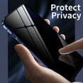 thumbnail image 2 of Allytech iPhone 12 Pro Max Case Anti-peeping, Build-in Tempered Glass Screen Protector Privacy Magnetic Absorption Full Protection Cover Case for iPhone 12 Pro Max 6.7-inch, Royalblue, 2 of 10