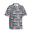 thumbnail image 2 of Hawaiian Shirt For Men, Popcorn Mens Button Down Short Sleeve Shirt, Summer Beach Shirts For Men, 2 of 2