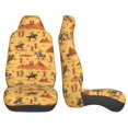 thumbnail image 3 of Vsdgher Brave Cowboys Automotive Seat Covers for Cars Trucks and SUVs – Car Seat Covers for Truck Seat Protectors Set of 2, 3 of 7