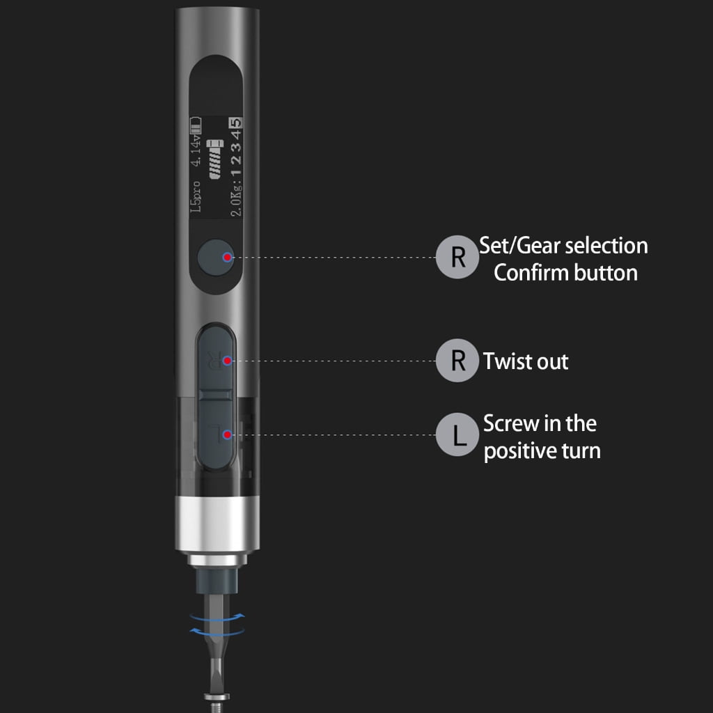 MOMOJIA Long Battery Life Rechargeable Screwdriver Kit for DIY Projects Professional Use Electric