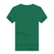 thumbnail image 4 of Blusas Umfun para mujer, cuello redondo liso, manga corta, blusa informal versátil, verde XL, 4 of 5