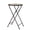 Beige+Black, variant on Leumius 14" Folding Side Table with Stone Mosaic Top,Indoor Outdoor Accent Table for Patio/Outdoor