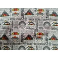 thumbnail image 5 of oneOone Cotton Cambric Light Gray Fabric Camping Diy Clothing Quilting Fabric Print Fabric By Yard 42 Inch Wide, 5 of 6