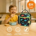thumbnail image 2 of Bolsa Lonchera para Niños Bagseri Aislada Reutilizable a Prueba de Fugas Negra, 2 of 7