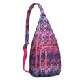 thumbnail image 1 of Minimalist Palm Tree Sling Backpack - Clean Line Tropical Design Crossbody Bag, Fashionable for Daily Commute, 1 of 4