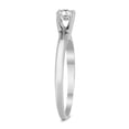 thumbnail image 2 of SZUL Women's 1/3 Carat Round Diamond Solitaire Ring in 14K White Gold (J-K-L Color, I2-I3 Clarity), 2 of 5