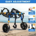 thumbnail image 3 of Silla de ruedas para mascotas Virbraroo ligera y ajustable para perros, 3 of 9