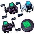 thumbnail image 4 of Waterproof Digital Fishing Reel Baitcasting Reel Counting Fishing Reel Purple Left, 4 of 9